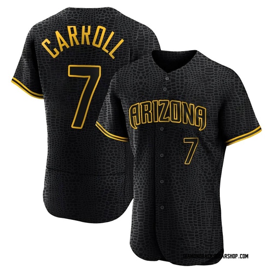 Authentic Arizona Diamondbacks Corbin Carroll Snake Skin City Jersey - Black
