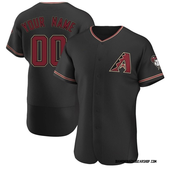 Authentic Arizona Diamondbacks Custom Alternate Jersey - Black