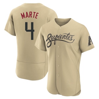 Authentic Arizona Diamondbacks Ketel Marte 2021 City Connect Jersey - Gold