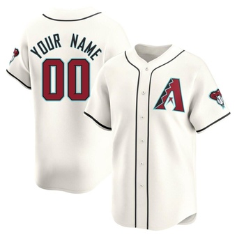 Limited Arizona Diamondbacks Custom Home Jersey - White