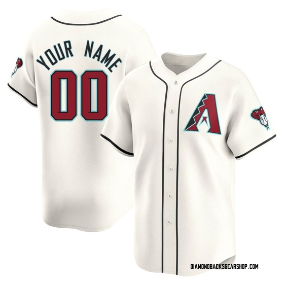 Limited Arizona Diamondbacks Custom Home Jersey - White
