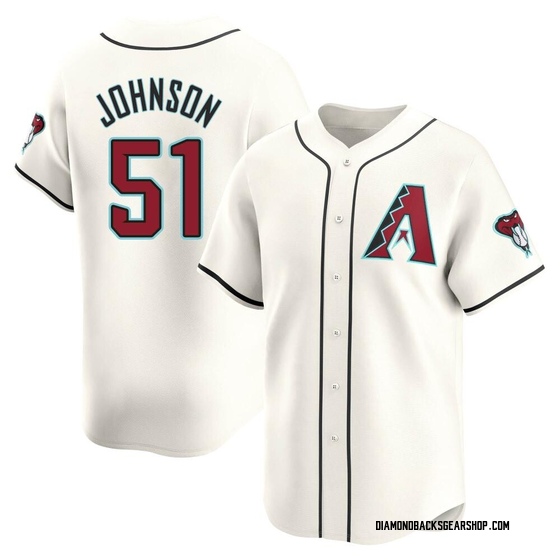 Limited Arizona Diamondbacks Randy Johnson Home Jersey - White