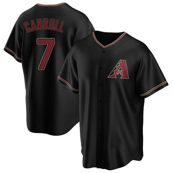 Youth Replica Arizona Diamondbacks Corbin Carroll Alternate Jersey - Black